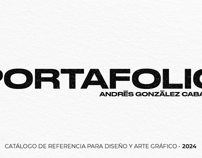 Portafolio Diseño - Andrés González Cabañas 2024