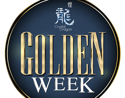 Crystal Dragon Golden Week Logo