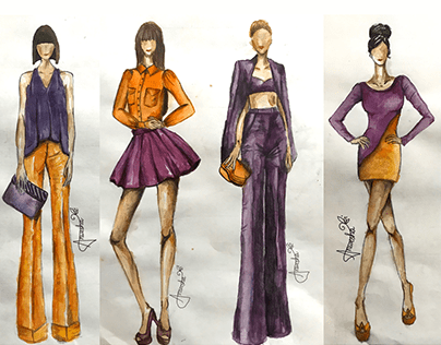 Project thumbnail - FASHION ILLUSTRATIONS | HAND RENDERED