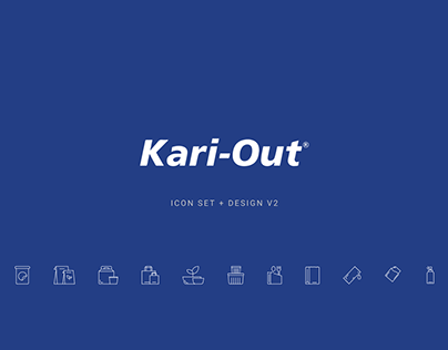Project thumbnail - Kari-Out Website Icon Set + Design V2