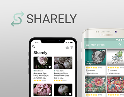 Sharely :: Mobile Application
