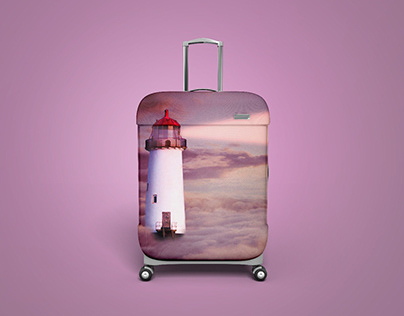 Photoshop - suitcase cover design
