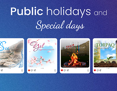 Public holidays and Special days
