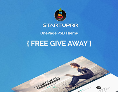 Startuprr - OnePage PSD Theme v2.0 [Freebie Giveaway]
