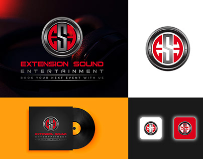 Extension Sound Entertainment Logo Design