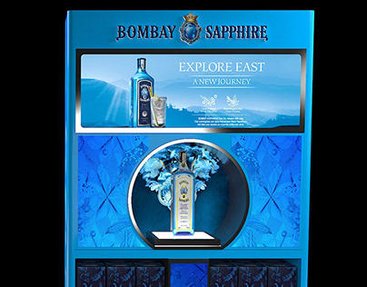 Bombay Sapphire Retail Displays