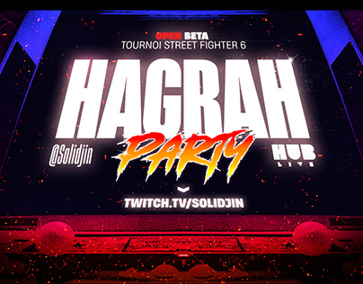 Broadcast Design and Tournament Logo: Street Fighter 6
