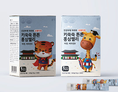 Children's Red Ginseng Package Design