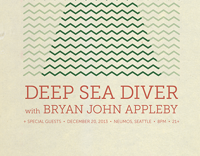 Deep Sea Diver - Christmas Show Poster