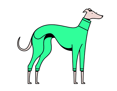 Illustrations for Italian Greyhound clothes