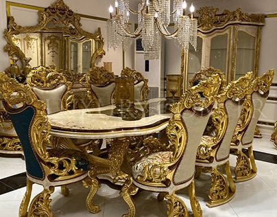 Classic dining room ( Kral Klasik Yemek Odası )