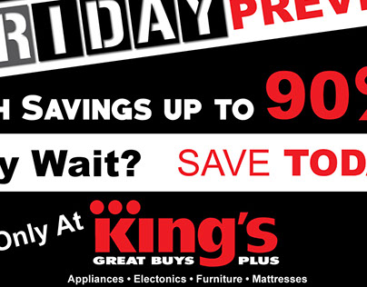 King's Great Buys Newspaper Ad