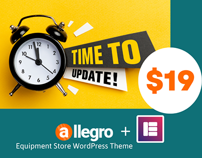 [Elementor Update] Allegro WordPress Theme