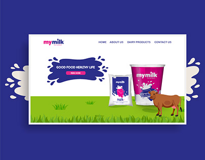 My Milk Website Design
