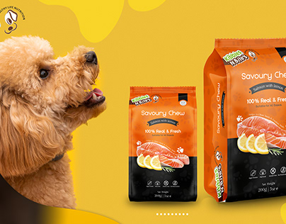 Kibbles N Bite’s Dog Food Packaging Design