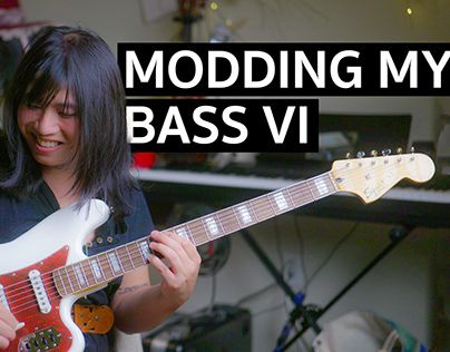 Project thumbnail - Modding My Squier Bass VI (feat. @Puisheen)