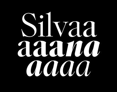 Silvana font family