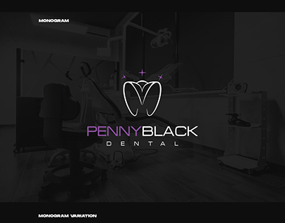 Penny Black Dental Logo Presentation | JafferH
