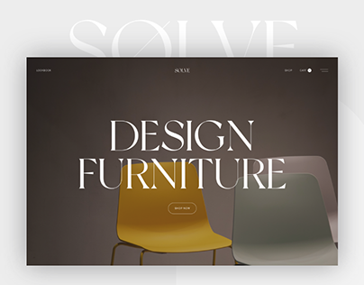 Furniture Shop Webflow Website - Sølve