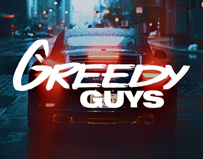 Concept for Greedy Guys — Key Visual & Logo Design