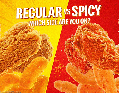 McDonalds - Regular VS Spicy