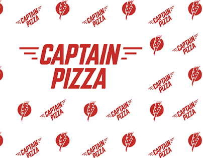 Captain Pizza Branding and Brand Collaterals