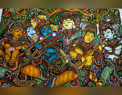 kerala mural painting