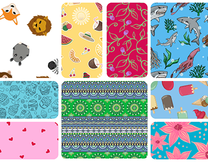 Project thumbnail - Folio different Pattern Designs