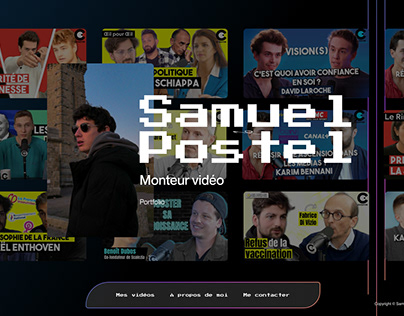 Portfolio monteur vidéo Samuel Postel