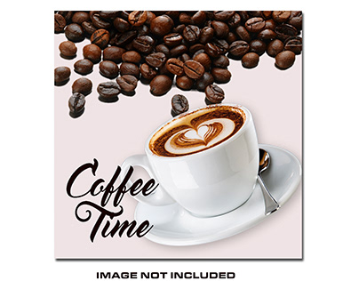 COFFEE BACKGROUND DESIGN TEMPLATE