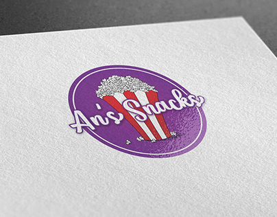 An's Snacks Logo & Sticker