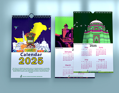 Four Pages Calender 2025 PTDC