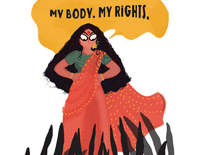 My Body. My Rights. Editorial Illustrations