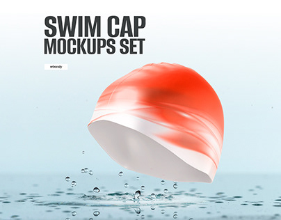 Swim Cap Mockups Set