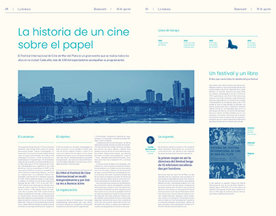 Diseño de Periodico - Tipografia Venancio + Contreras