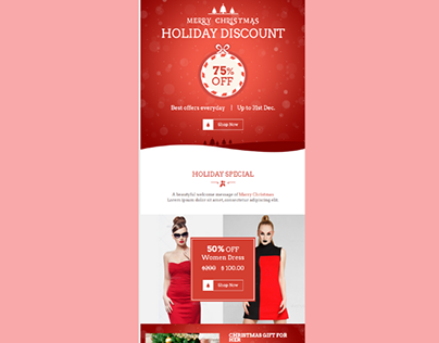 Holy Day Discount Email Template/Landing page