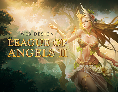 League of Angels II - Website design