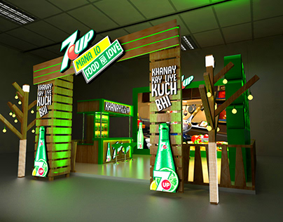 7up Foodies Stall Idea & Concept Visualization