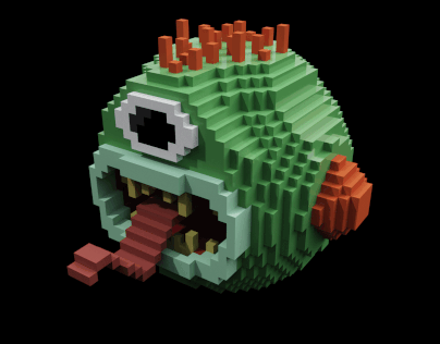 Voxel Monster Club (My own NFT project)