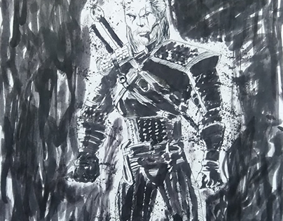 Gerald from The Witcher Inks