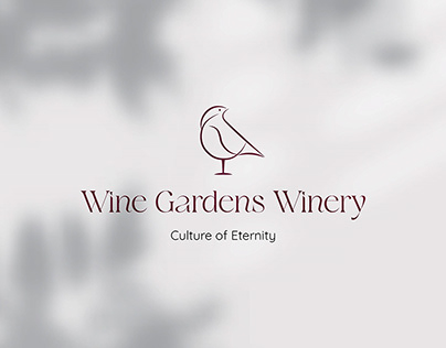 Logo Design for Wine Gardens Winery