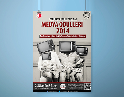 ODTÜ Radyo Topluluğu Medya Ödülleri 2014 Afiş Tasarımı