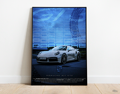Porsche GT3 Poster Design