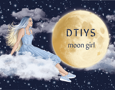 Moon girl | DTIYS | Drawthisinyourstyle