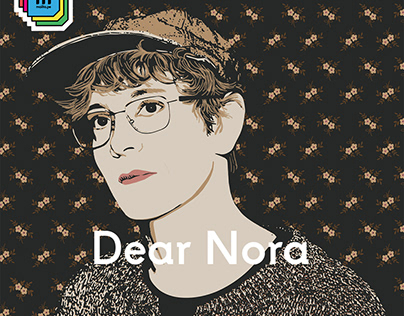 portrait in vector of Dear Nora to Mailtape