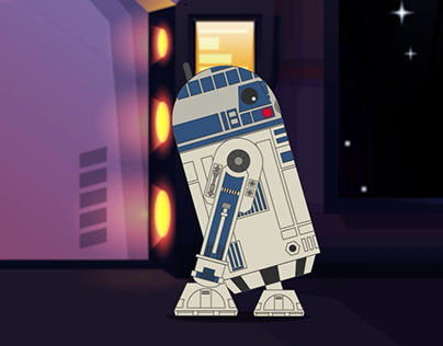 Star Wars R2-D2 Animation
