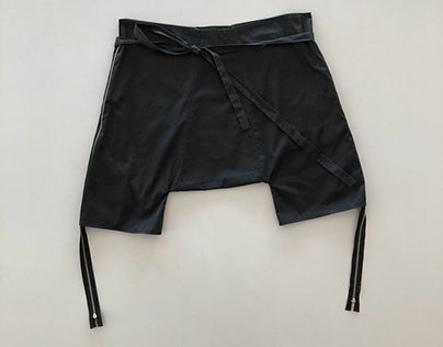 П - adjustable wide shorts