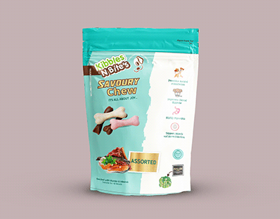 Kibbles N Bite’s Pet Feeds Packaging Design