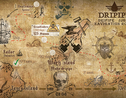 PIRATE MAP DRIPIPE