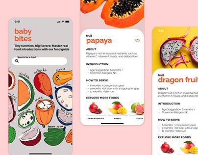 Baby Food App - Unsolicited Redesign of Solid Starts
